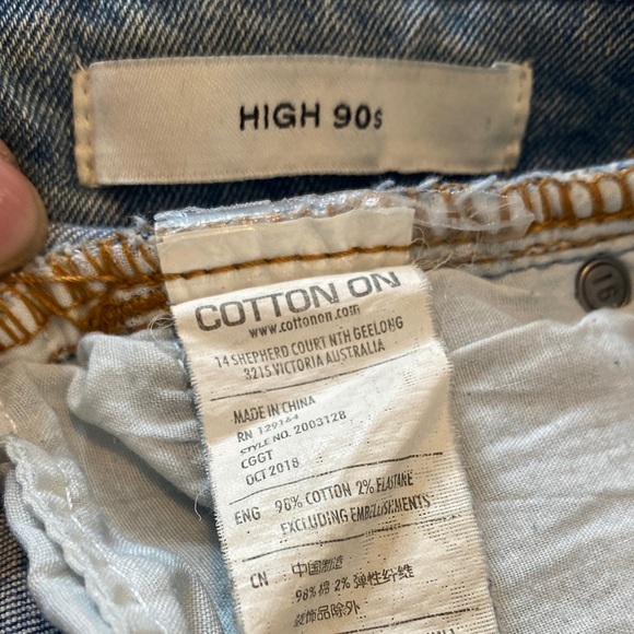 91 Cotton On Classic Blue Skinny Jeans - Picture 6 of 7